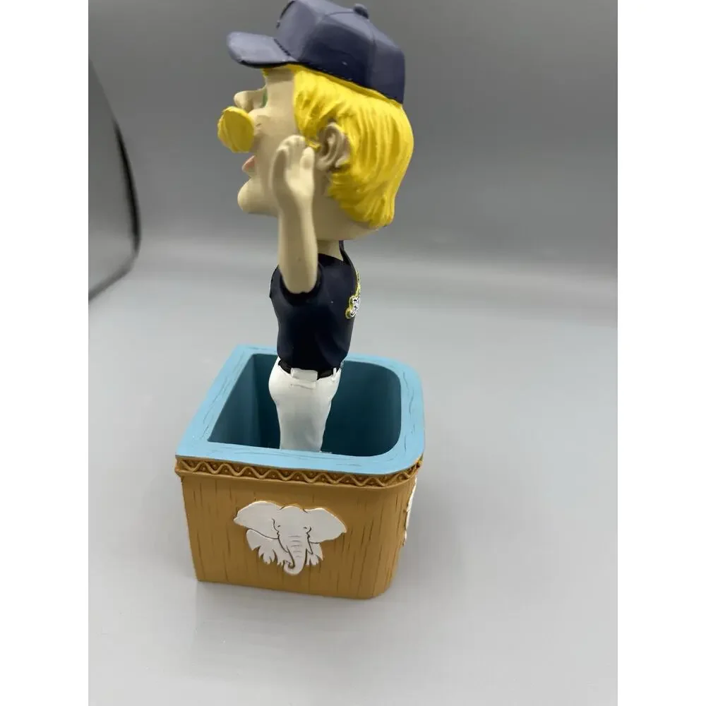 2010 Bernie Brewer Kalahari Splash Zone Bobblehead Brewers SGA Box Ticket